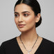 Eternal Bond Rhodium Mangalsutra - Opal Touch