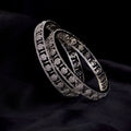 Bangles - Eternelle Grace Rhodium Bangles - Opal Touch