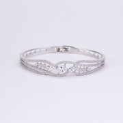 Bracelet - Eternity Spark Rhodium Plated Bracelet - Opal Touch