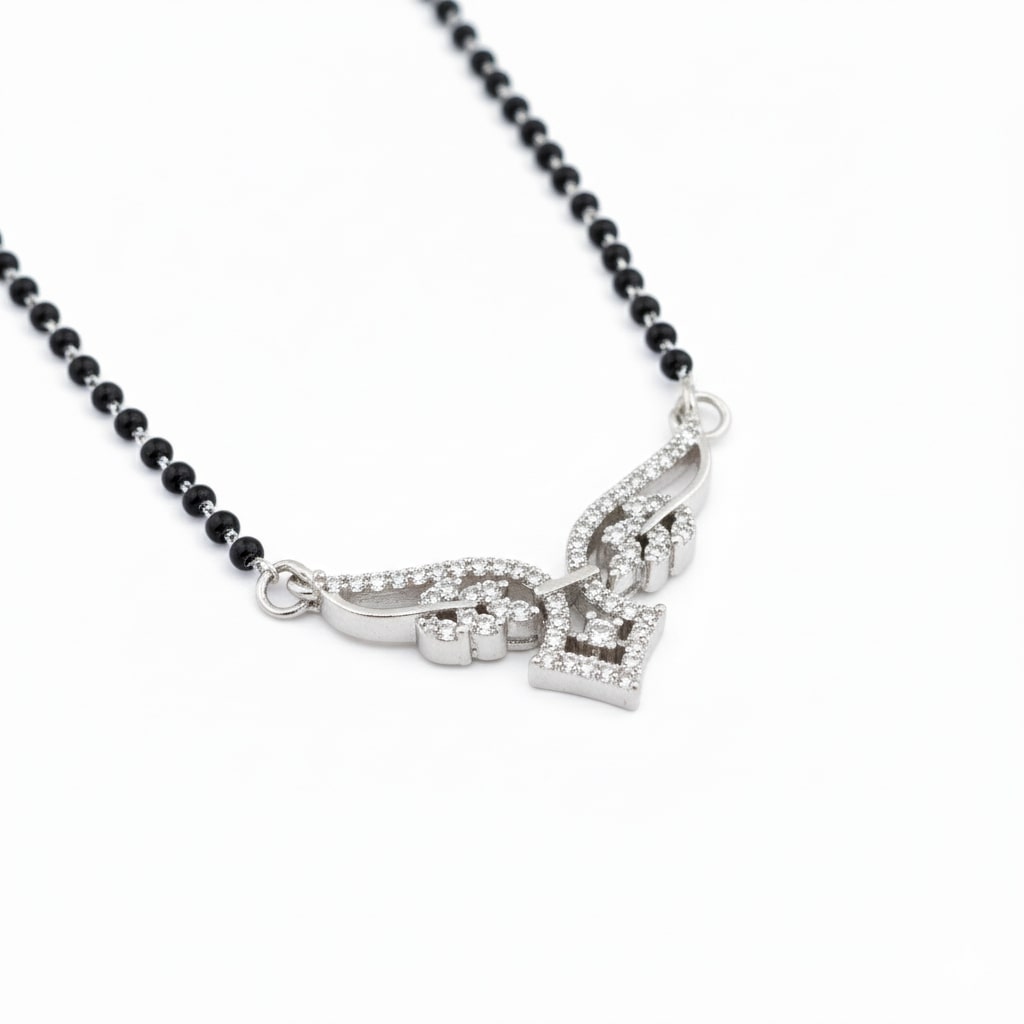 Ethereal Charm Mangalsutra - Opal Touch