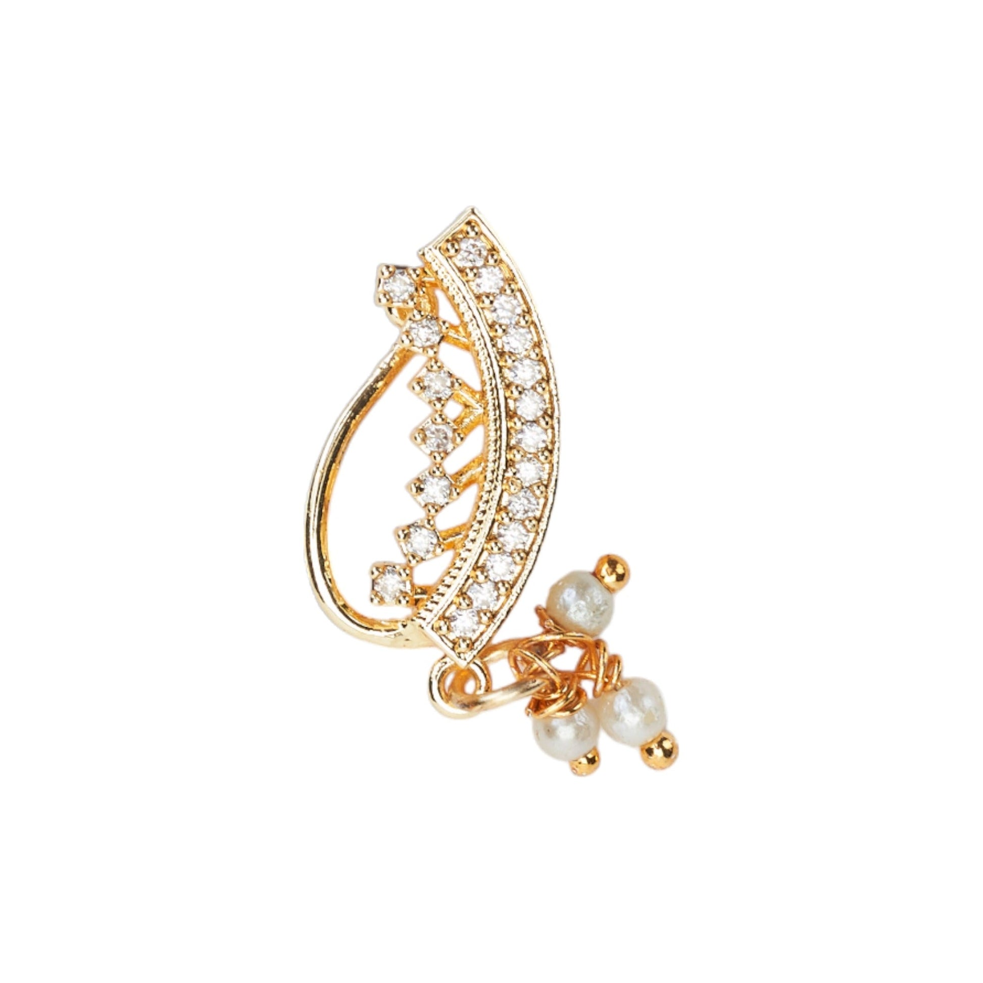 Opal Touch - Ethereal Gleam Opal Nose Pin - Nose Pin