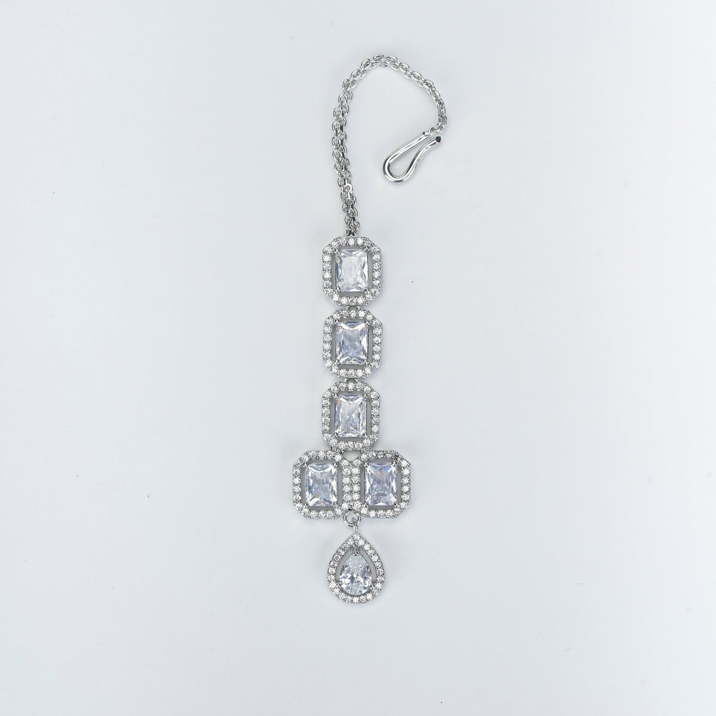 Opal Touch - Ethereal Rohdium Elegance Necklace - Necklace