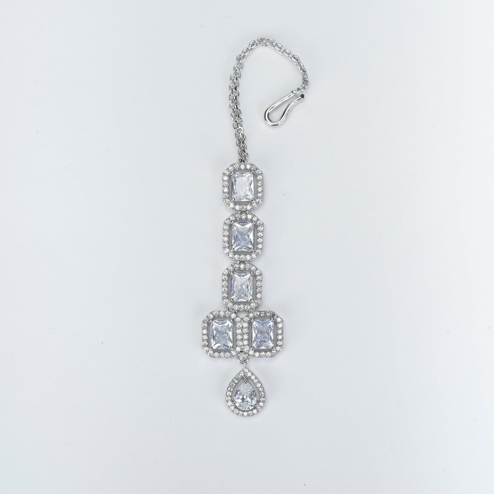 Opal Touch - Ethereal Rohdium Elegance Necklace - Necklace