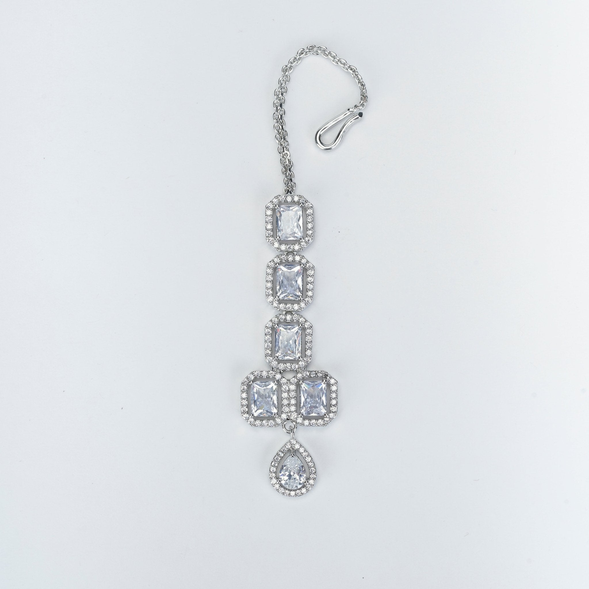 Opal Touch - Ethereal Rohdium Elegance Necklace - Necklace