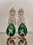 Opal Touch - Ethereal Whisper Rose Gold Earrings - Earrings