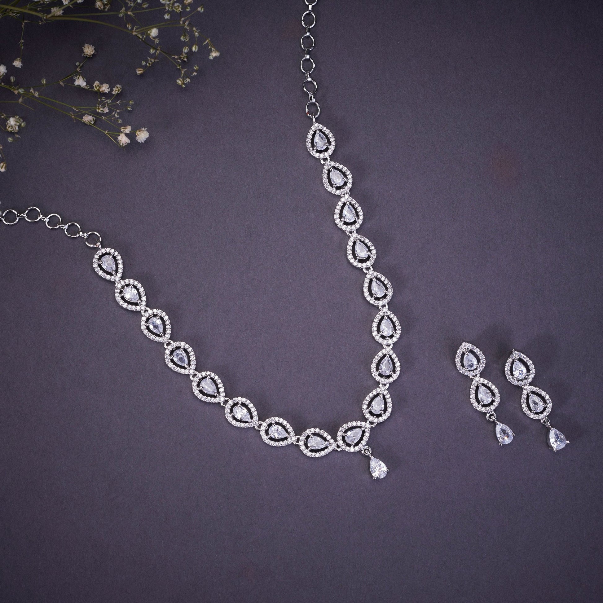 Opal Touch - Ethereal White Splendor Necklace - Necklace