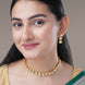 Necklace - Ethreal Glow Gold Plated Necklace Set - Opal Touch