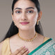 Necklace - Ethreal Glow Gold Plated Necklace Set - Opal Touch