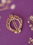 Opal Touch - Exquisite Artistry Red White Juda Pin - Juda Pin