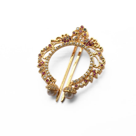 Exquisite Artistry Red White Juda Pin - Opal Touch