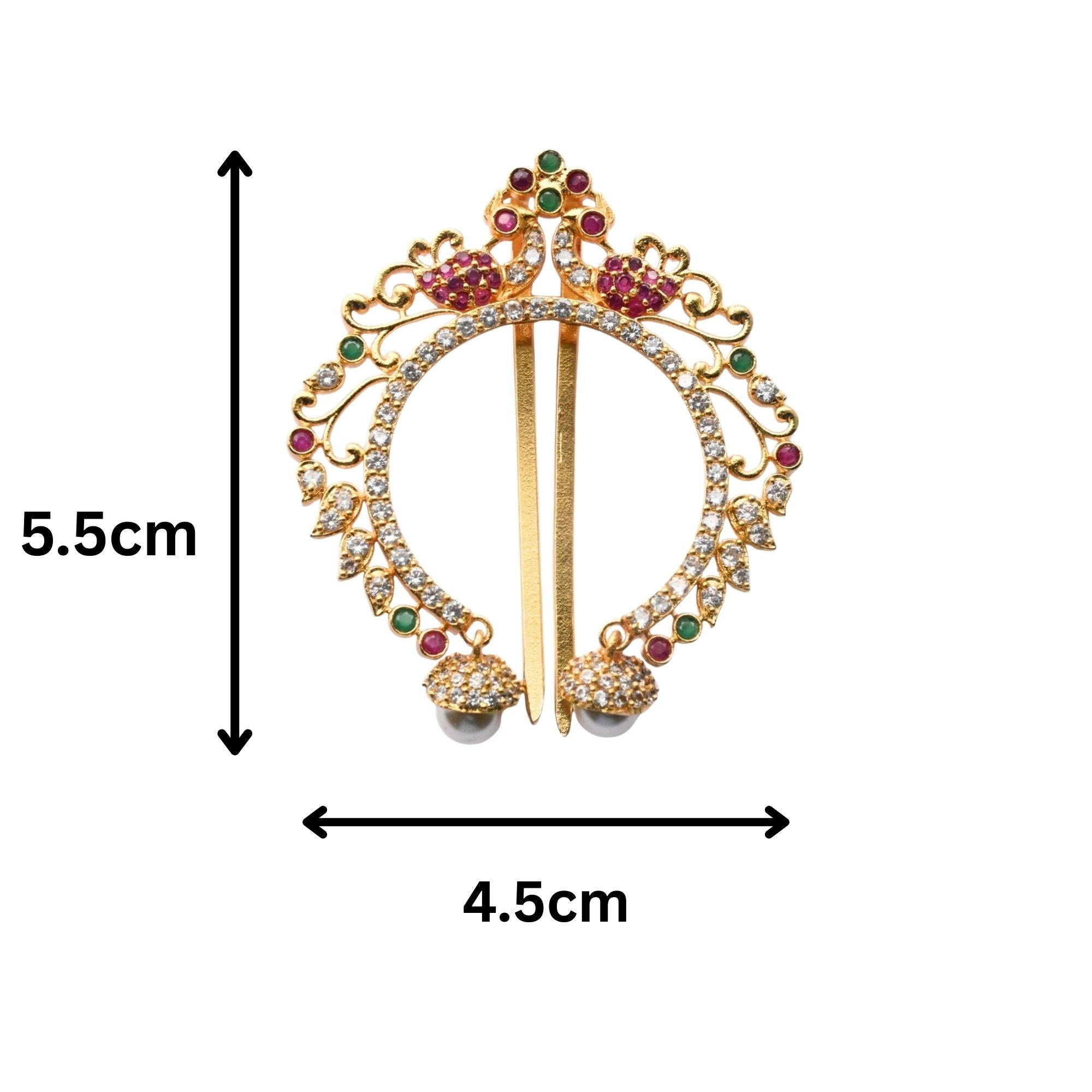 Exquisite Artistry Red White Juda Pin - Opal Touch