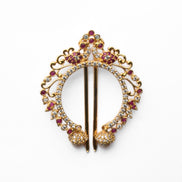 Exquisite Artistry Red White Juda Pin - Opal Touch