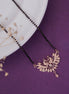 Mangalsutra - Exquisite Rose Gold Peacock Mangalsutra - Opal Touch
