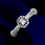 Opal Touch - Exquisite White Rhodium Bracelet - Bracelets