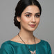 Fashionable Rose Gold Peacock Mangalsutra - Opal Touch