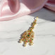 Festive Foliage Gold Plated Tika - Opal Touch