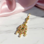 Festive Foliage Gold Plated Tika - Opal Touch