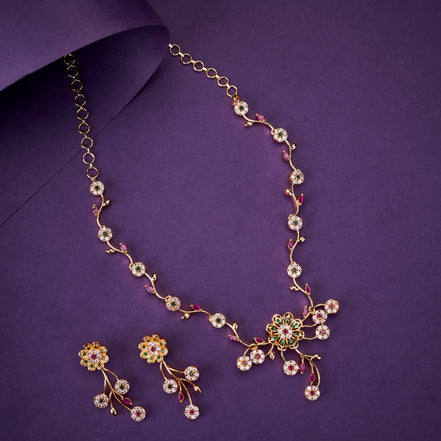 Opal Touch - Festive Radiance Necklace - Necklace