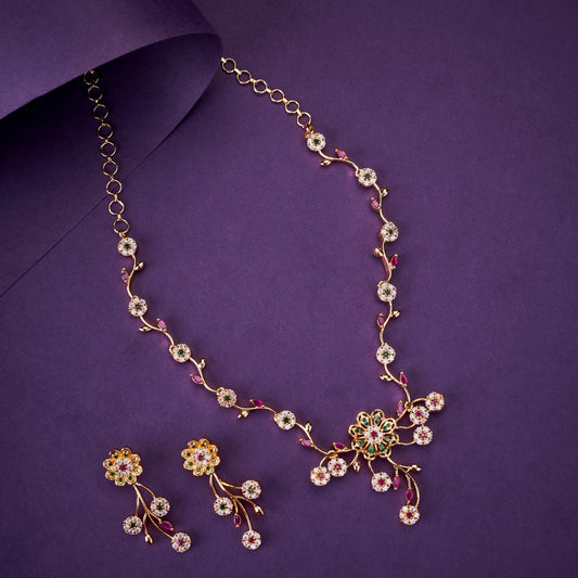 Opal Touch - Festive Radiance Necklace - Necklace