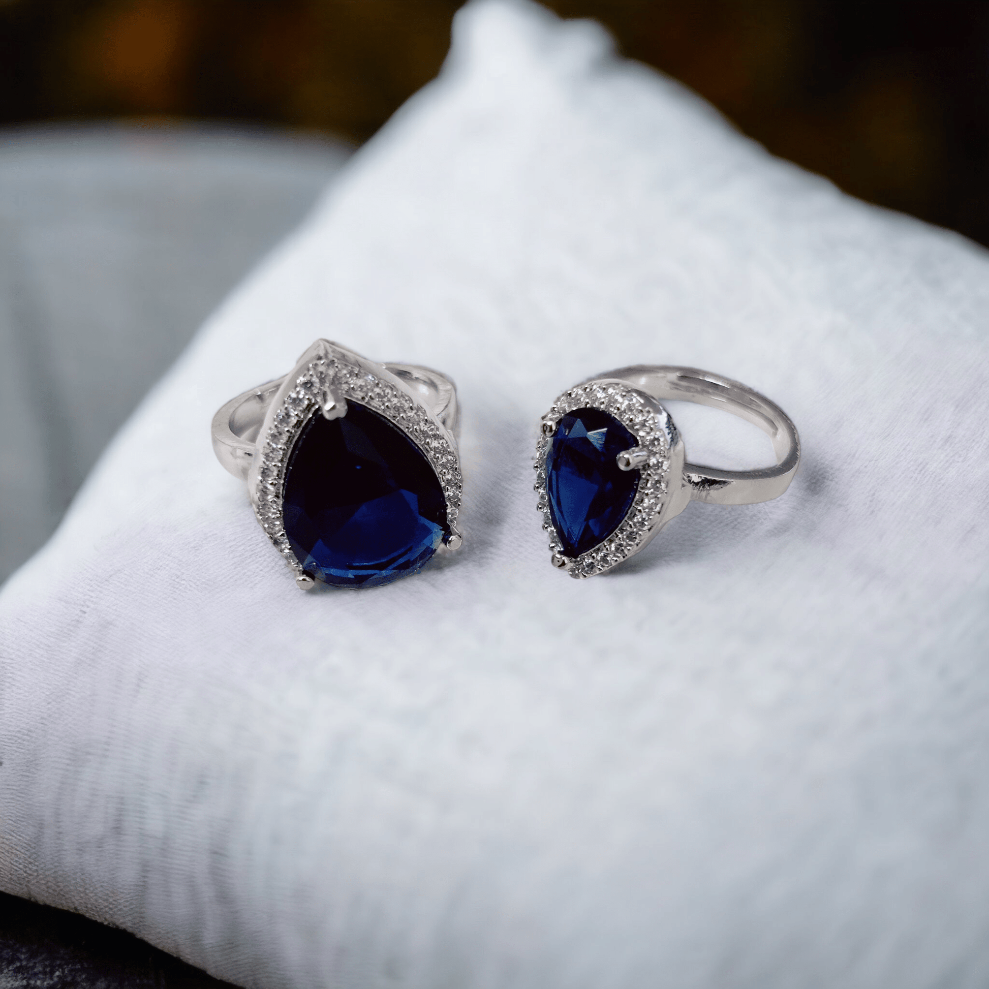 Opal Touch - Fiery Passion Crystal Ring in Rhodium - Ring