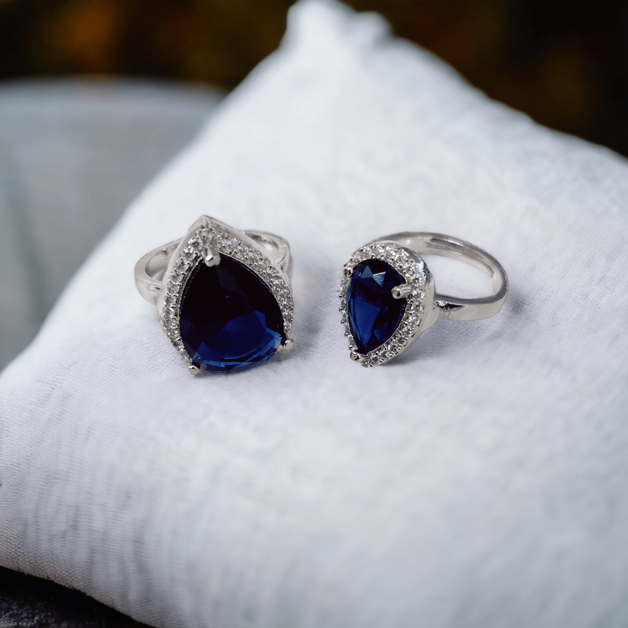 Opal Touch - Fiery Passion Crystal Ring in Rhodium - Ring