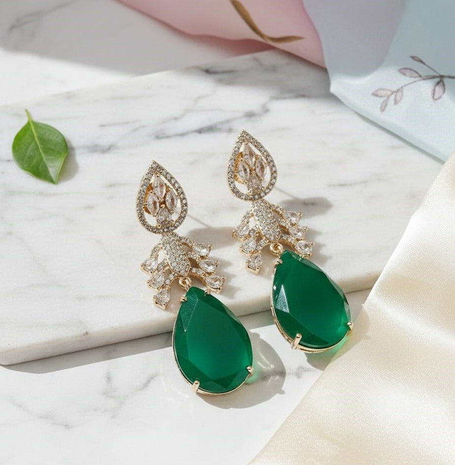 Fiery Passion Drops Earrings - Opal Touch