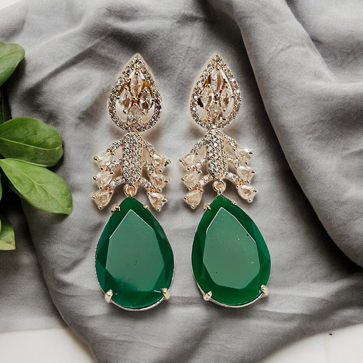 Earrings - Fiery Passion Drops Earrings - Opal Touch