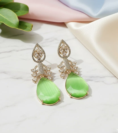 Fiery Passion Drops Earrings - Opal Touch