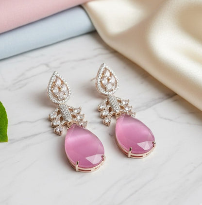 Fiery Passion Drops Earrings - Opal Touch