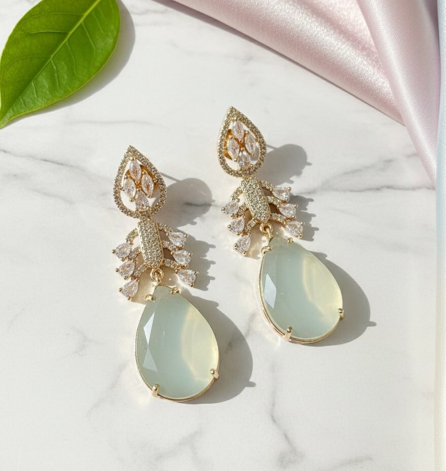 Fiery Passion Drops Earrings - Opal Touch