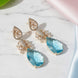 Fiery Passion Drops Earrings - Opal Touch
