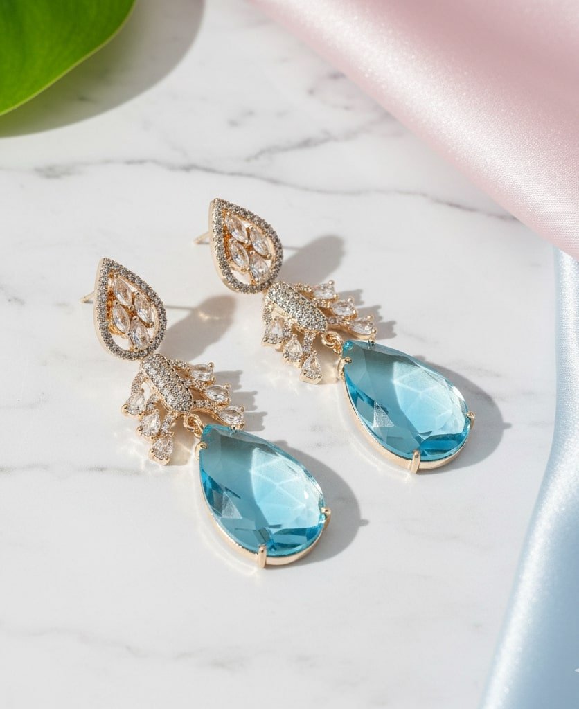 Fiery Passion Drops Earrings - Opal Touch