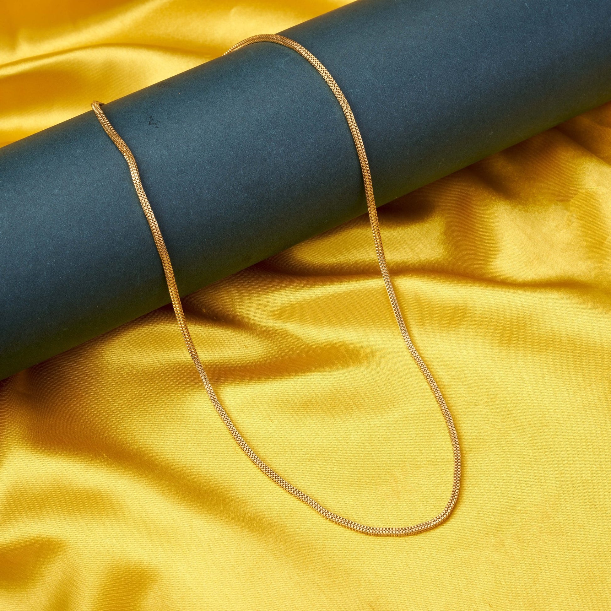 Chain - Figaro Enchanted Gold Plated Chain - Opal Touch