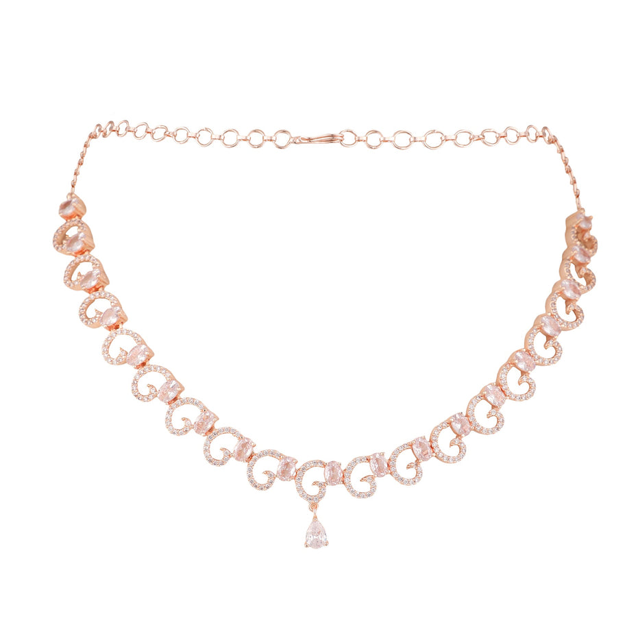 Opal Touch - Fine Infinity Necklace -