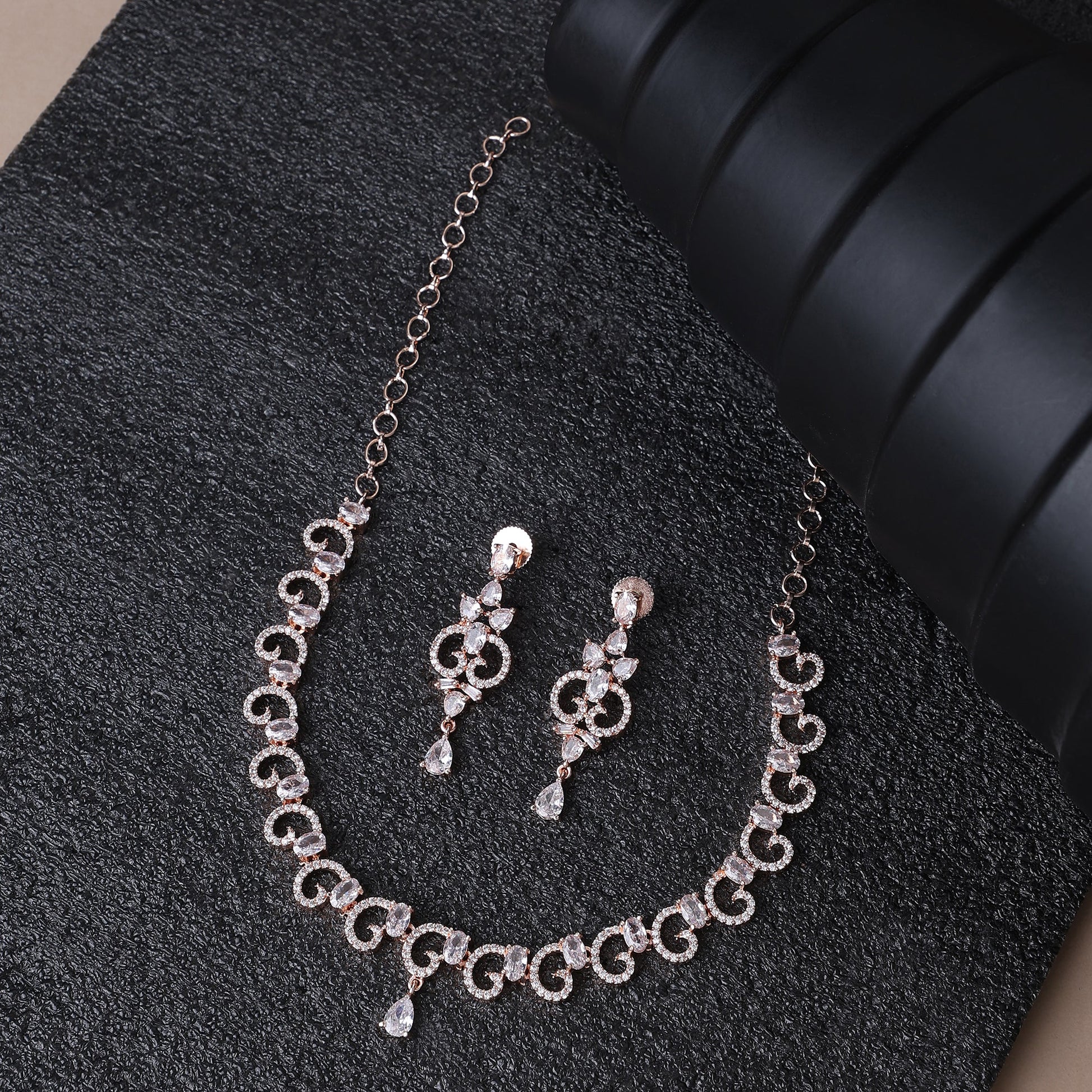 Opal Touch - Fine Infinity Necklace -