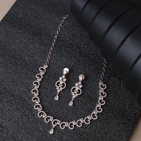 Opal Touch - Fine Infinity Necklace -