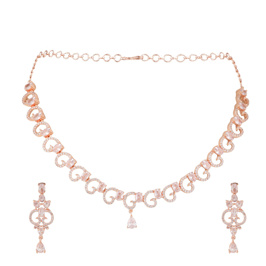 Opal Touch - Fine Infinity Necklace -