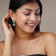 Necklace - Flora Core Gold Plated Locket Set - Opal Touch