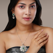Necklace - Flora Core Gold Plated Locket Set - Opal Touch