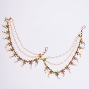 Kaan Chain - Floral Antique Hair Chain - Opal Touch