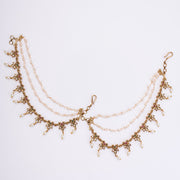 Kaan Chain - Floral Antique Hair Chain - Opal Touch
