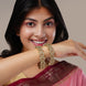Bangles - Floral Cascade Mehendi Plated Bangles - Opal Touch