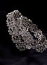 Bangles - Floral Cascade Rhodium Plated Bangles - Opal Touch