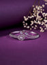 Bracelet - Floral Dazzling Rhodium Plated Bracelet - Opal Touch