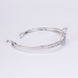 Bracelet - Floral Dazzling Rhodium Plated Bracelet - Opal Touch