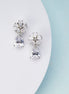 Earrings - Floral Encanted Dewdrops - Opal Touch
