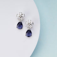 Earrings - Floral Encanted Dewdrops - Opal Touch