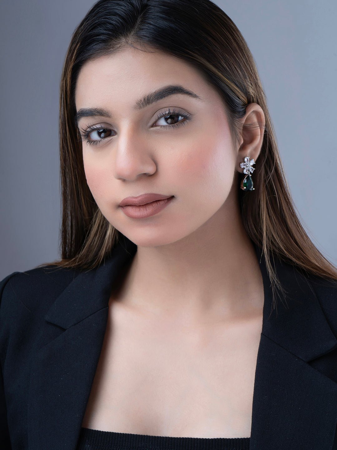 Earrings - Floral Encanted Dewdrops - Opal Touch