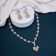 Necklace - Floral Majesty Necklace Set - Opal Touch