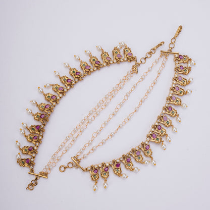 Kaan Chain - Floral Swan Matte Black Matil - Opal Touch